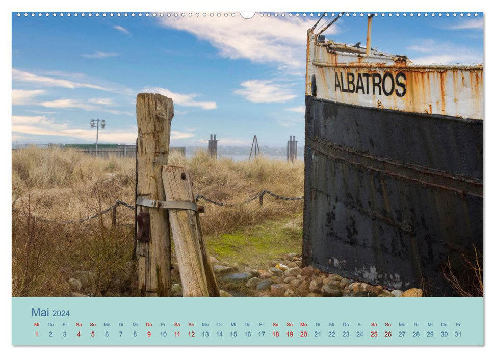 Stille an der Schlei und Ostsee (CALVENDO Premium Wandkalender 2024)