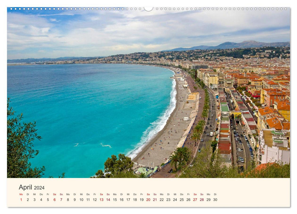 Wunderschöne Côte d'Azur (CALVENDO Wandkalender 2024)