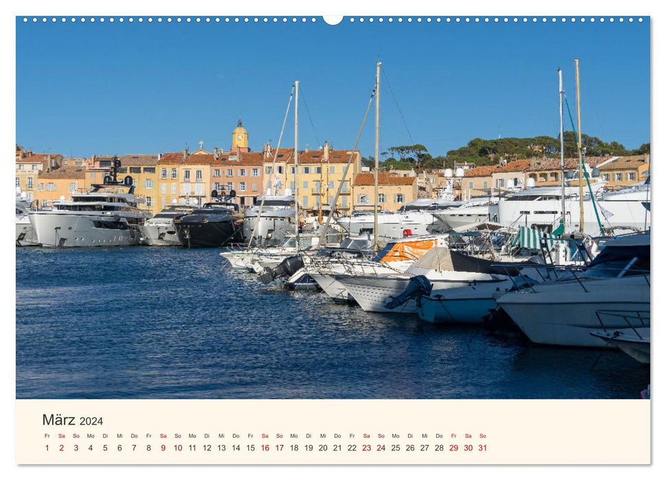 Wunderschöne Côte d'Azur (CALVENDO Premium Wandkalender 2024)