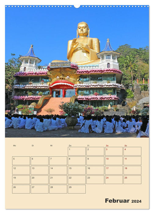 Sri Lanka - Terminplaner (CALVENDO Wandkalender 2024)