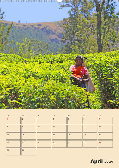 Sri Lanka - Appointment Planner (CALVENDO Wall Calendar 2024) 