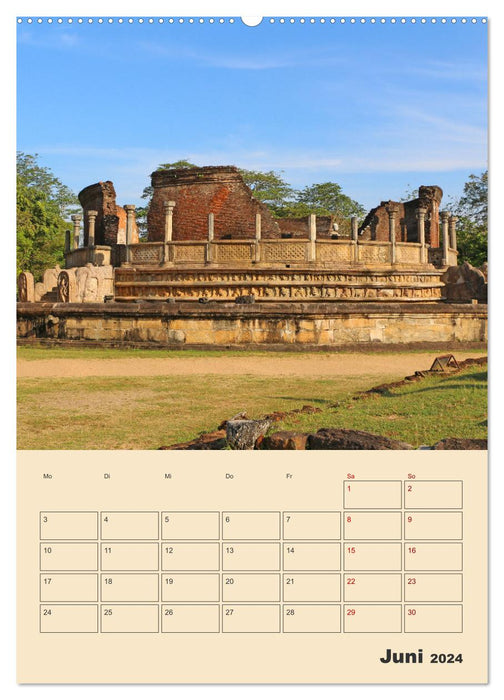 Sri Lanka - Terminplaner (CALVENDO Wandkalender 2024)