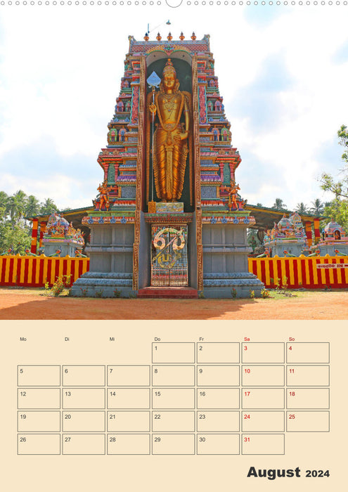Sri Lanka - Appointment Planner (CALVENDO Wall Calendar 2024) 