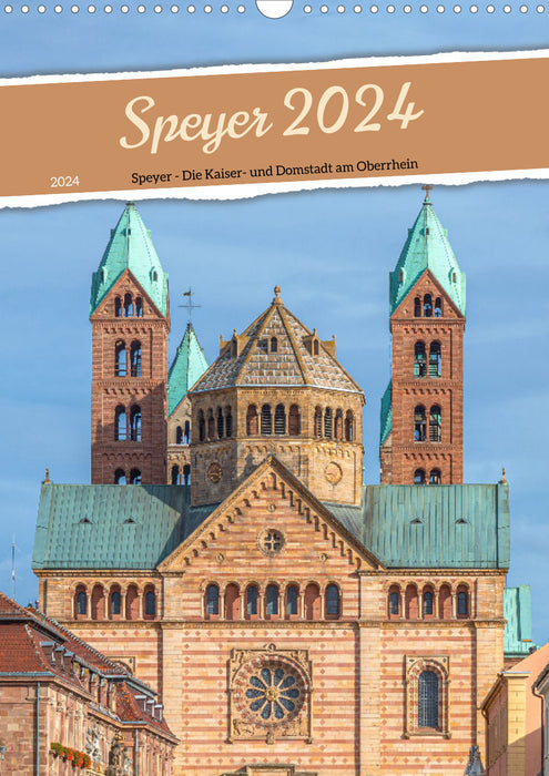Spire 2024 - La ville impériale et cathédrale du Rhin supérieur (calendrier mural CALVENDO 2024) 