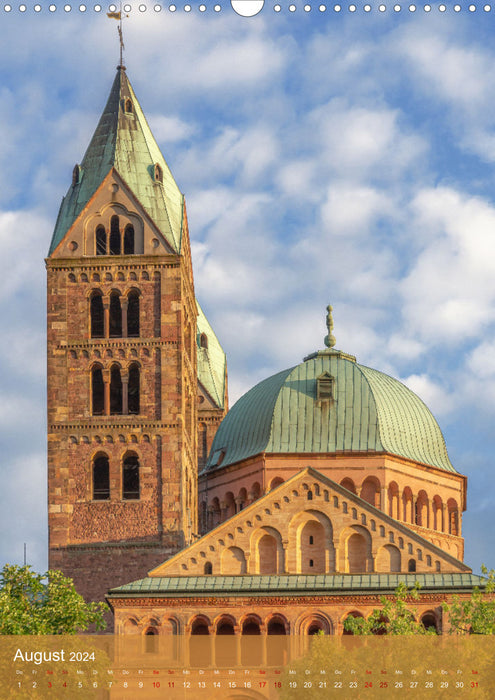 Speyer 2024 - The imperial and cathedral city on the Upper Rhine (CALVENDO wall calendar 2024) 