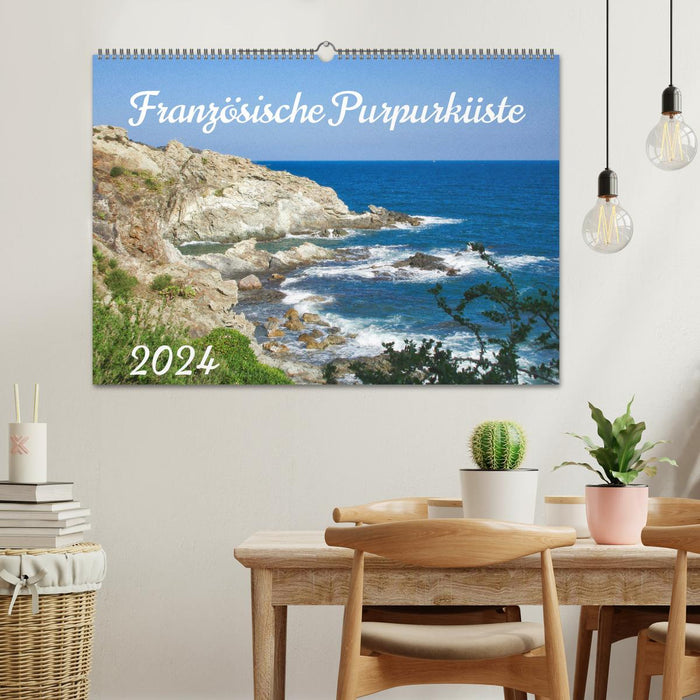 Französische Purpurküste (CALVENDO Wandkalender 2024)