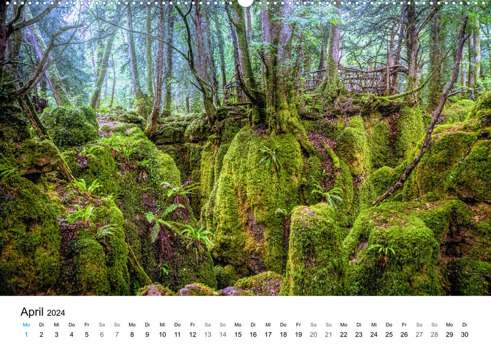 Wales - Eine Hommage an berührende Landschaften (CALVENDO Premium Wandkalender 2024)