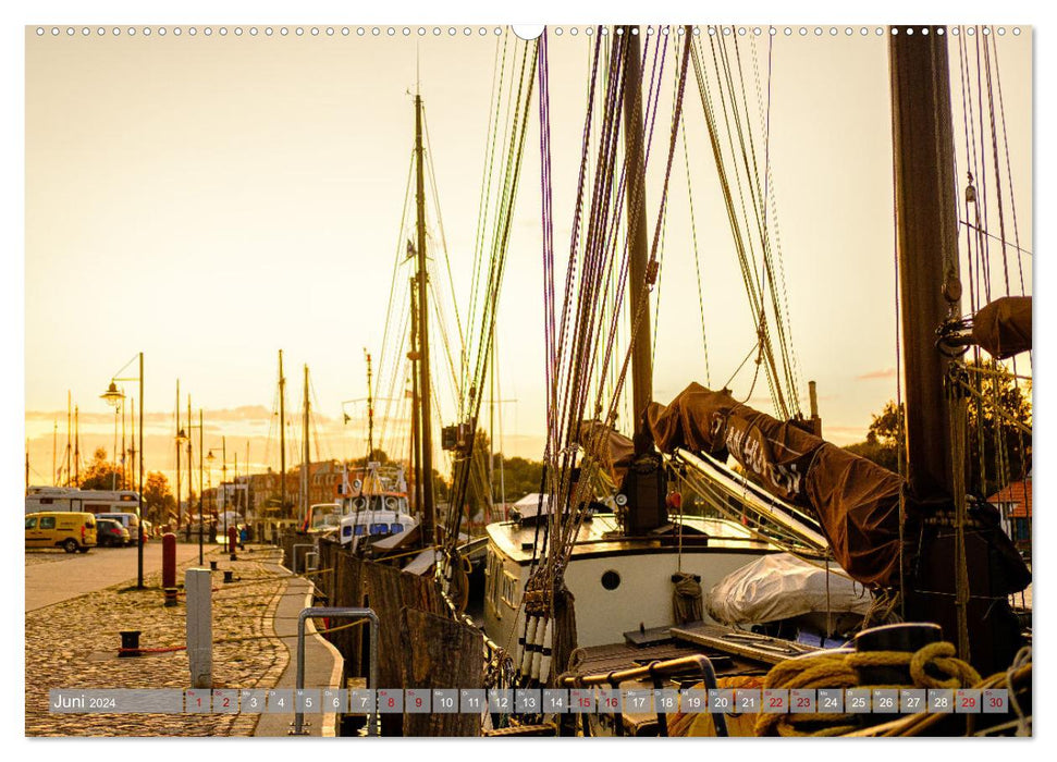 Ein Blick auf die Hansestadt Greifswald (CALVENDO Wandkalender 2024)