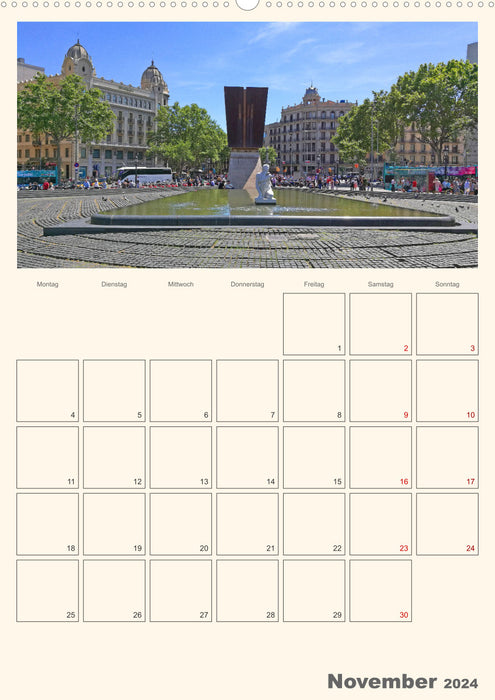 Valencia - Barcelona appointment planner (CALVENDO wall calendar 2024) 