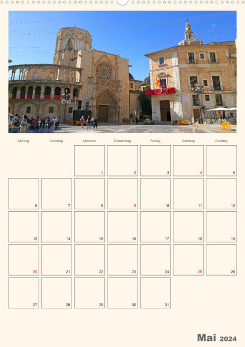 Valencia - Barcelona appointment planner (CALVENDO Premium Wall Calendar 2024) 