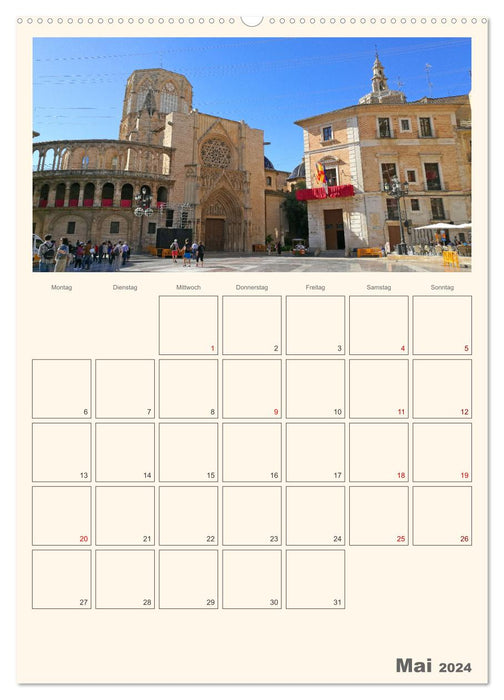 Valence - Planificateur de rendez-vous Barcelone (Calvendo Premium Wall Calendar 2024) 