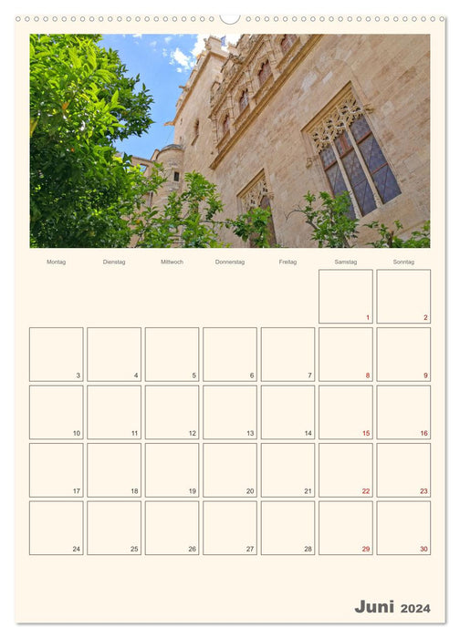 Valence - Planificateur de rendez-vous Barcelone (Calvendo Premium Wall Calendar 2024) 