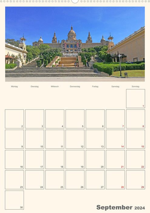 Valence - Planificateur de rendez-vous Barcelone (Calvendo Premium Wall Calendar 2024) 
