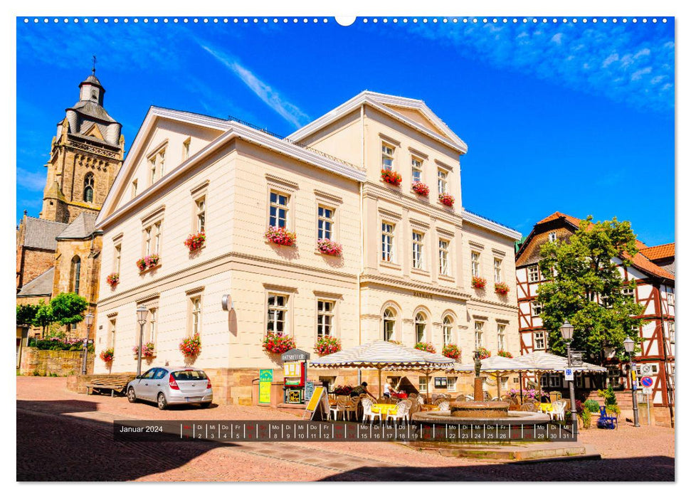 Bad Wildungen, Kurstadt mit Herz (CALVENDO Wandkalender 2024)