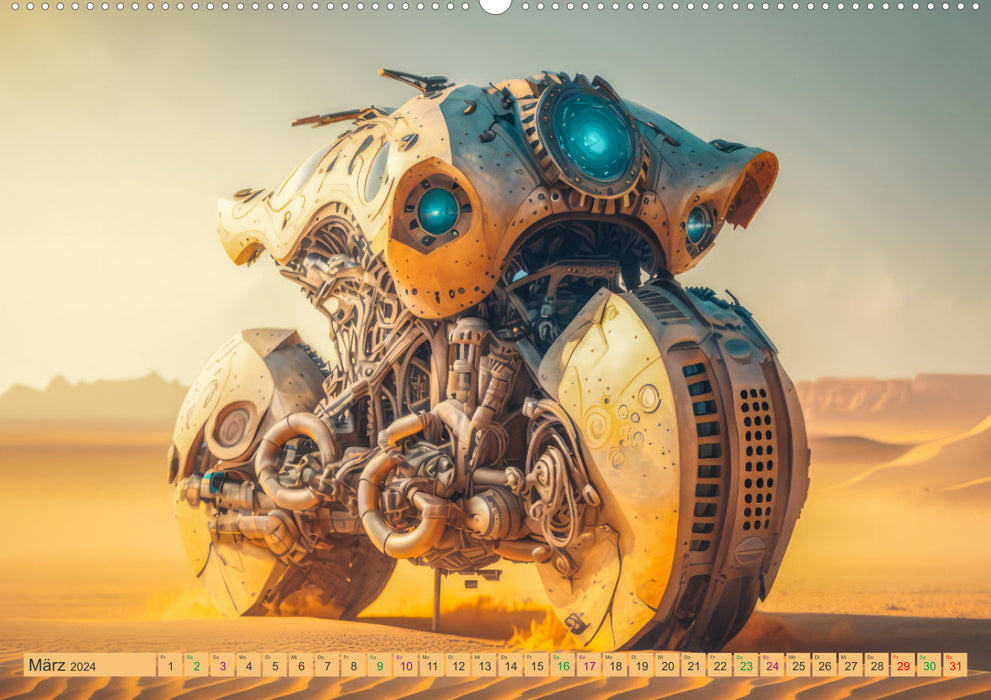 Bizzare Motorräder (CALVENDO Wandkalender 2024)