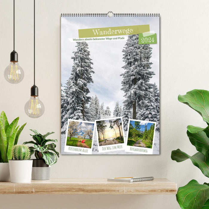 Wanderwege (CALVENDO Wandkalender 2024)