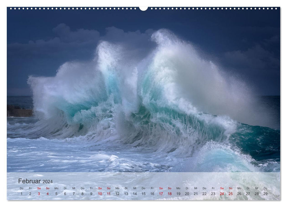 Concert de vagues (Calendrier mural CALVENDO Premium 2024) 