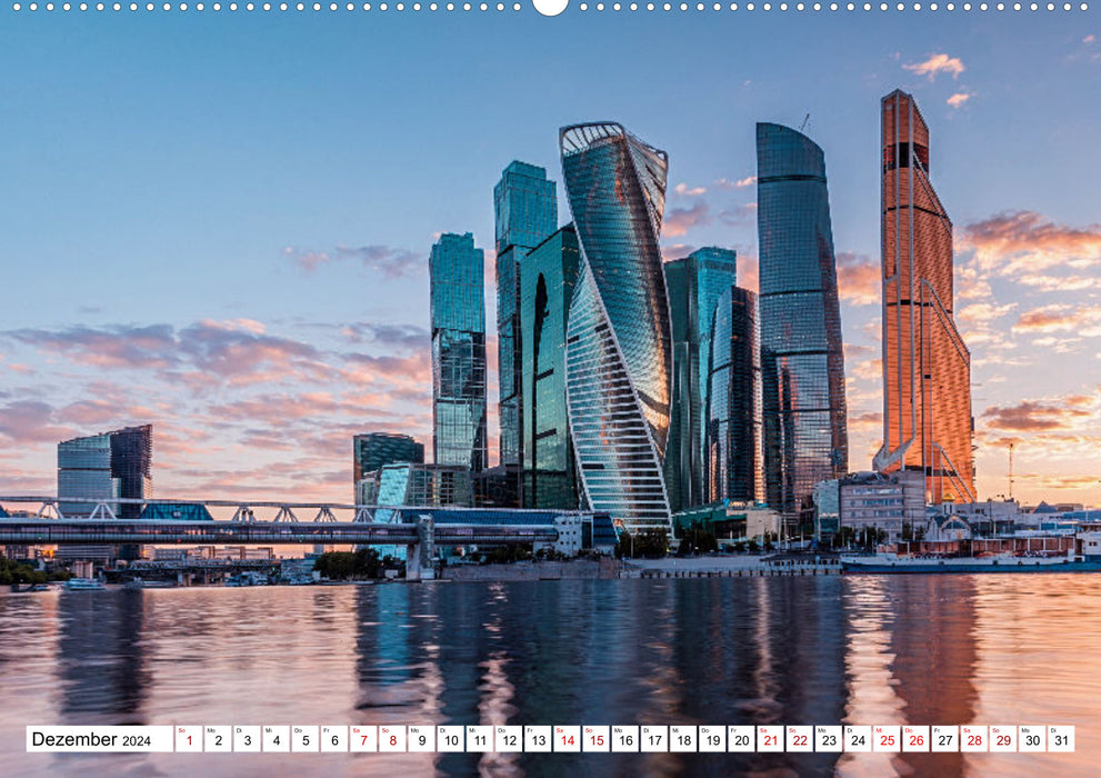 Skylines of the most beautiful metropolises worldwide (CALVENDO wall calendar 2024) 