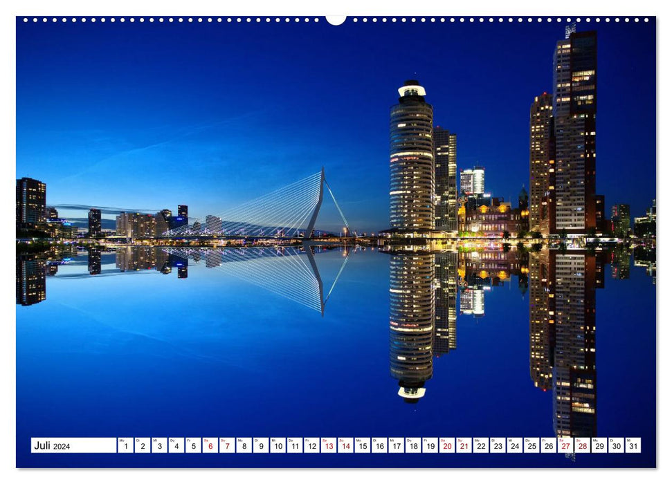 Skylines der schönsten Metropolen weltweit (CALVENDO Premium Wandkalender 2024)