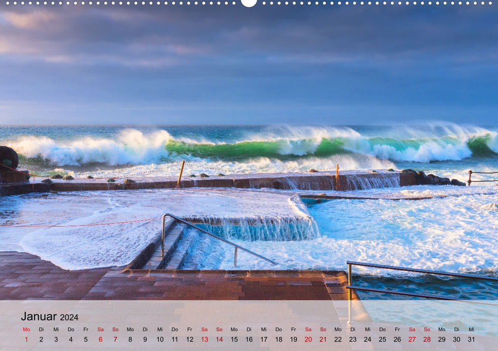 Wunderschöne Meereslandschaften (CALVENDO Premium Wandkalender 2024)