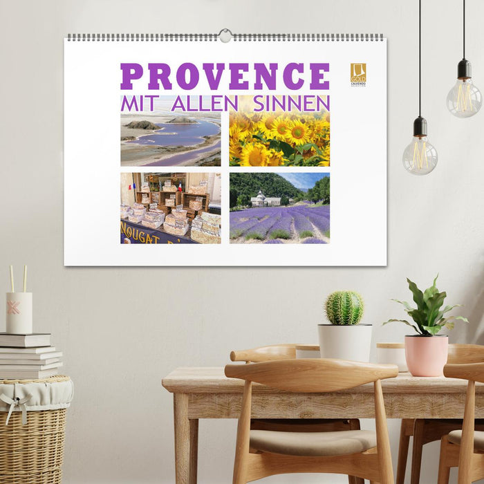 Provence mit allen Sinnen (CALVENDO Wandkalender 2024)