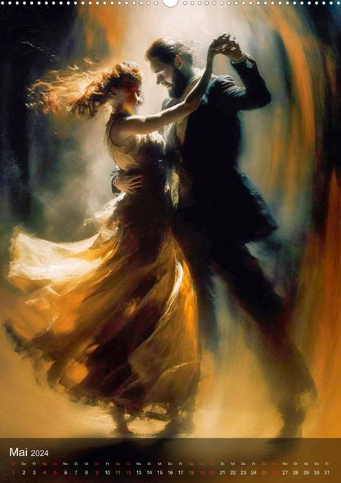 Tanzen - eine Leidenschaft (CALVENDO Wandkalender 2024)