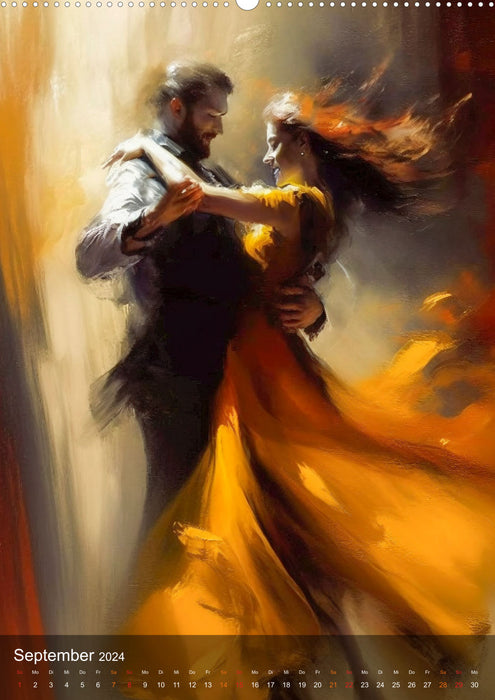 Dancing - a passion (CALVENDO wall calendar 2024) 