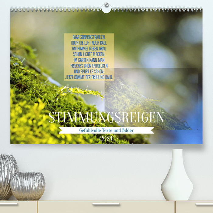 Atmospheric dance, emotional texts and images (CALVENDO Premium Wall Calendar 2024) 