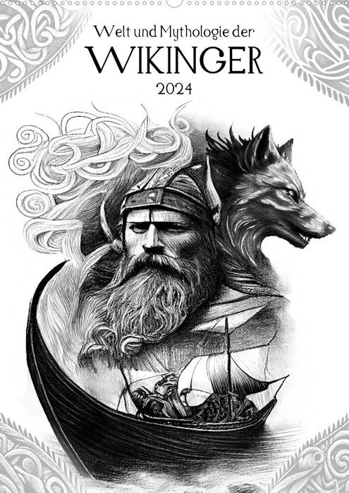 World and mythology of the Vikings (CALVENDO wall calendar 2024) 