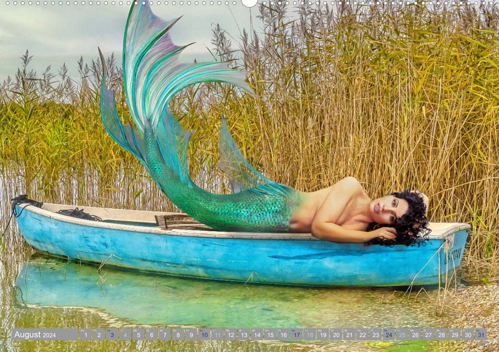 Meerjungfrauen Zauberwesen (CALVENDO Wandkalender 2024)