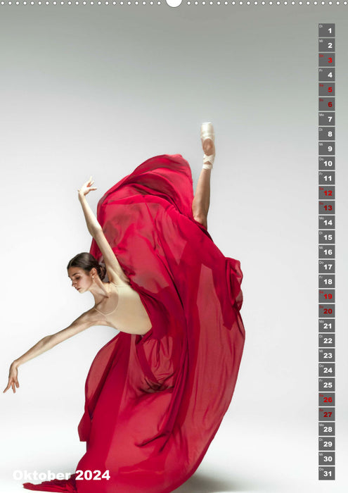 Sensory impression ballet (CALVENDO wall calendar 2024) 