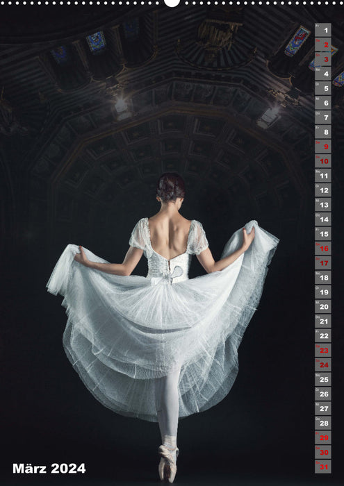 Sensory impression ballet (CALVENDO wall calendar 2024) 