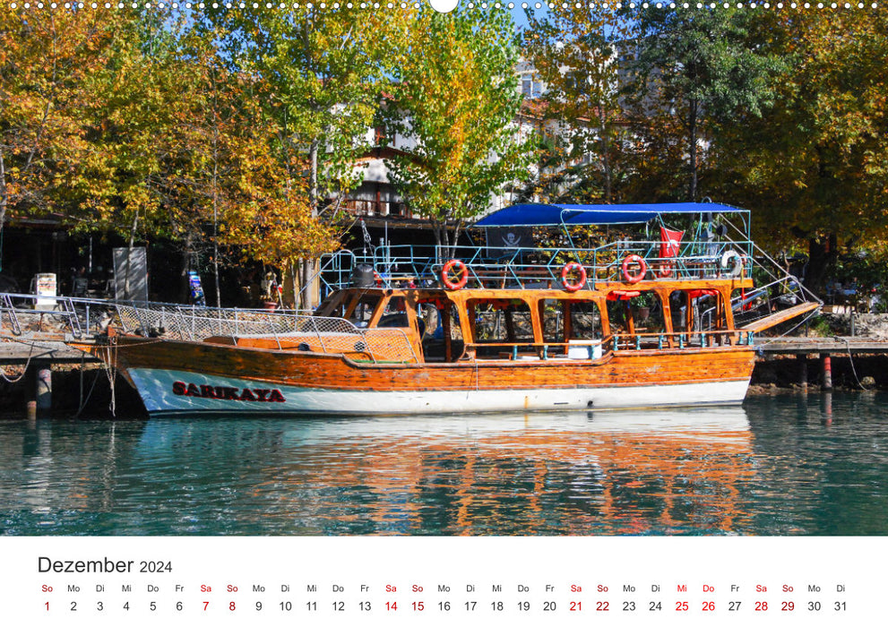 River trip in Manavgat (CALVENDO wall calendar 2024) 