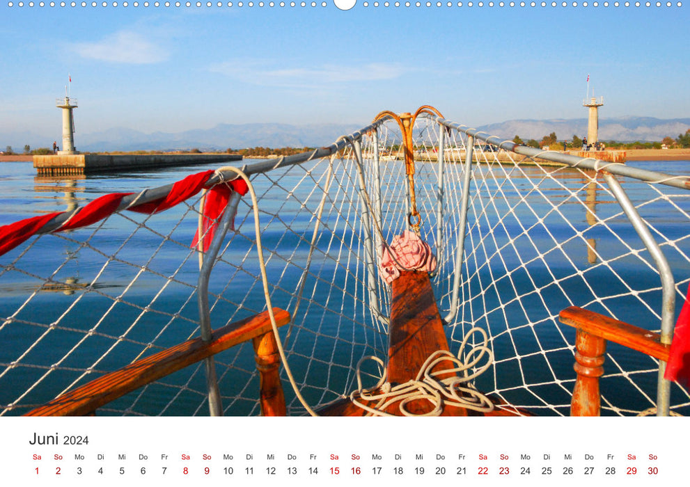 River trip in Manavgat (CALVENDO wall calendar 2024) 