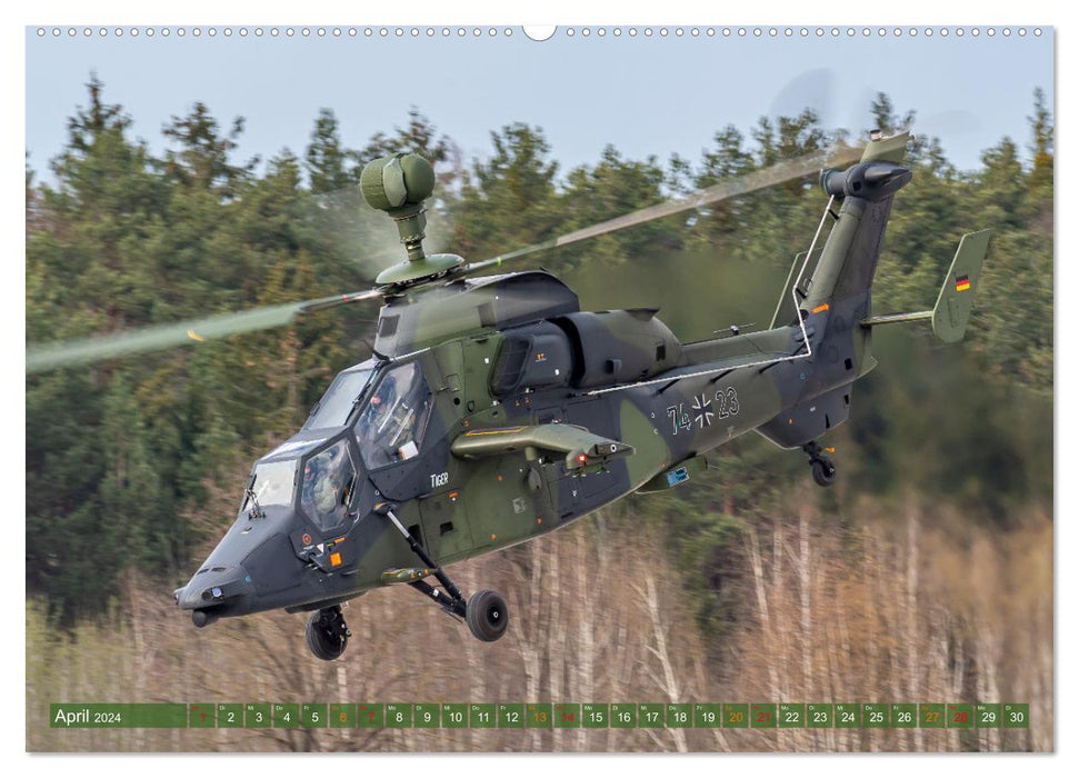 Helikopter in Aktion (CALVENDO Wandkalender 2024)