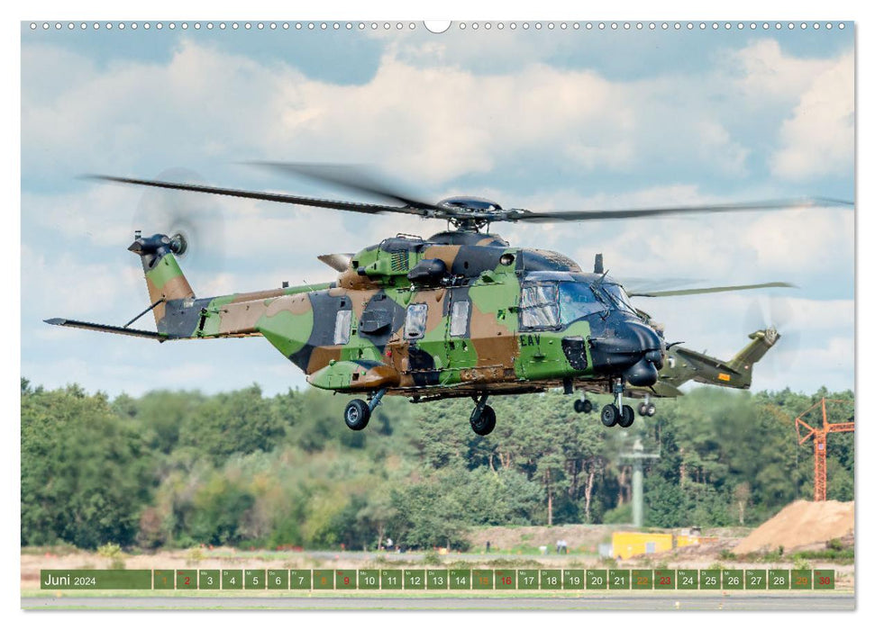 Helikopter in Aktion (CALVENDO Premium Wandkalender 2024)