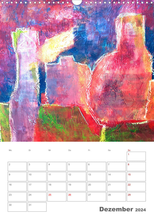 Oase der Stille - Ruhe finden in malerischen Stillleben (CALVENDO Wandkalender 2024)
