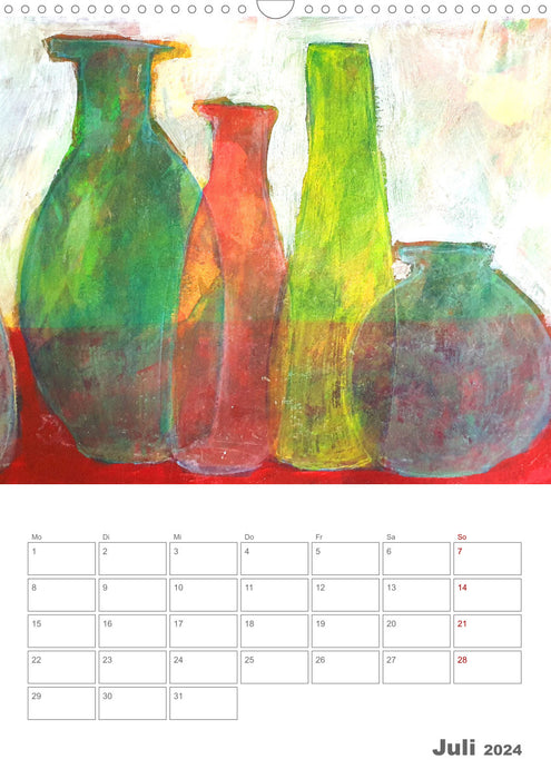 Oasis of silence - find peace in picturesque still lifes (CALVENDO wall calendar 2024) 