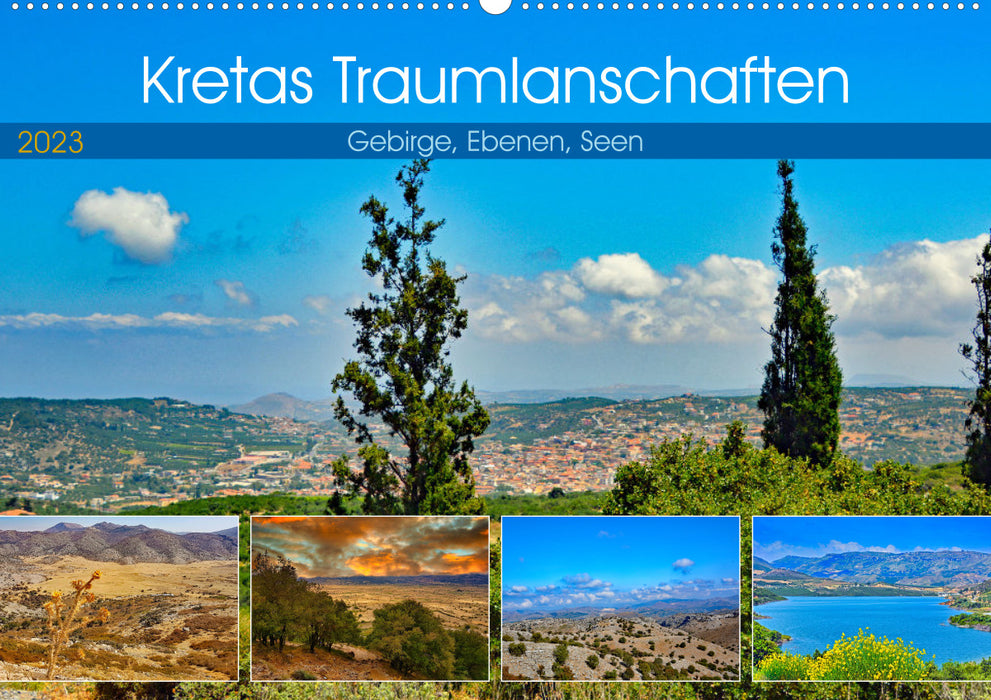 Les paysages de rêve de Crète (Calendrier mural CALVENDO 2024) 