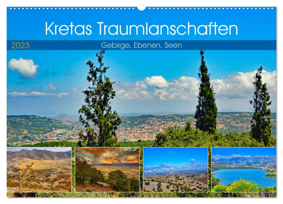 Kretas Traumlandschaften (CALVENDO Wandkalender 2024)
