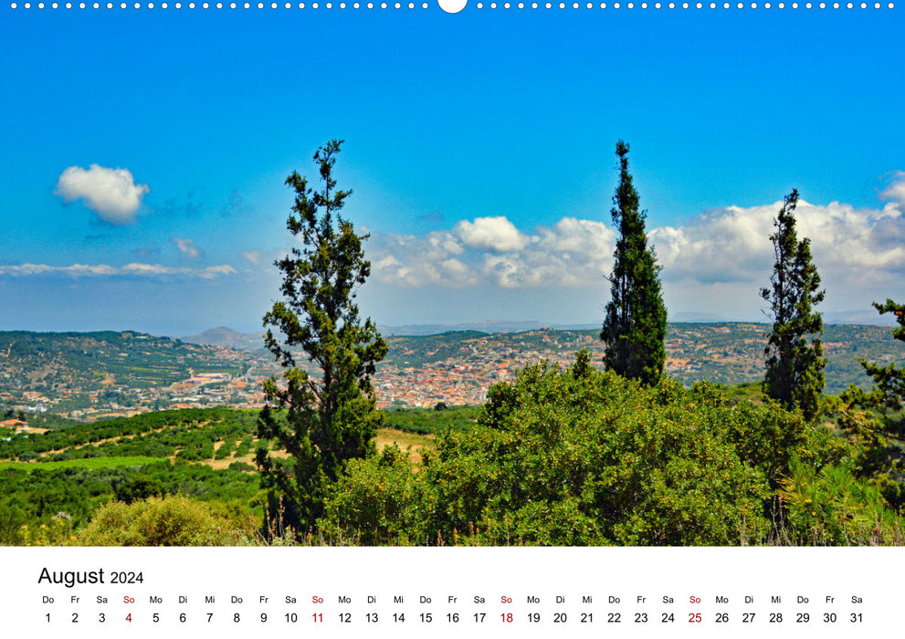 Crete's dream landscapes (CALVENDO wall calendar 2024) 