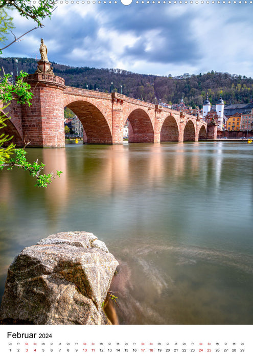 Heidelberg 2024 - Longing for Heidelberg - 12 months full of memories (CALVENDO wall calendar 2024) 