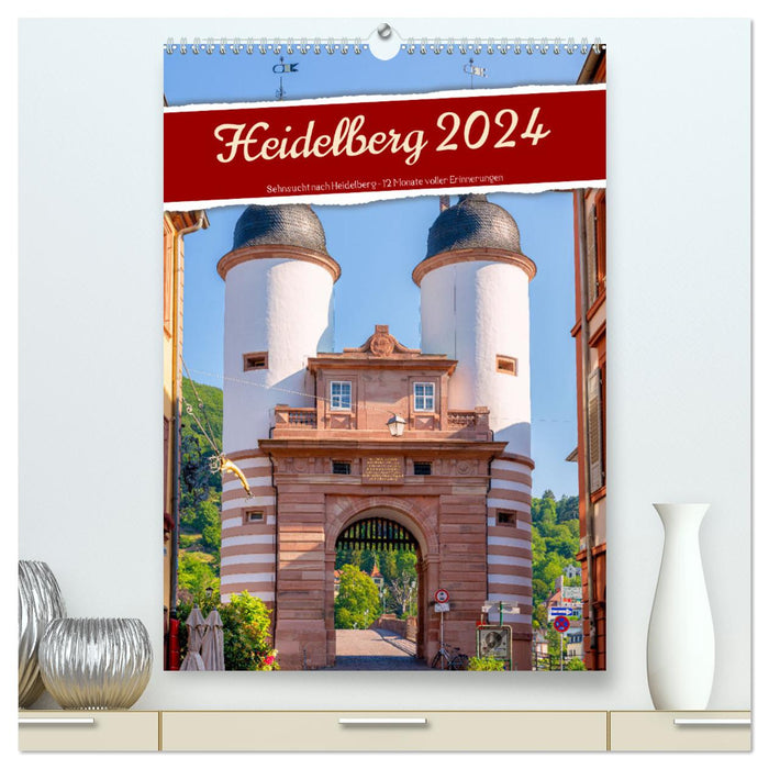 Heidelberg 2024 - Sehnsucht nach Heidelberg - 12 Monate voller Erinnerungen (CALVENDO Premium Wandkalender 2024)