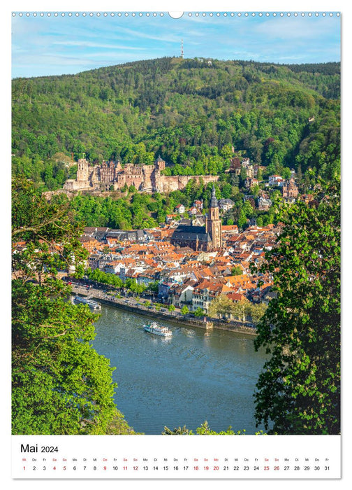 Heidelberg 2024 - Sehnsucht nach Heidelberg - 12 Monate voller Erinnerungen (CALVENDO Premium Wandkalender 2024)