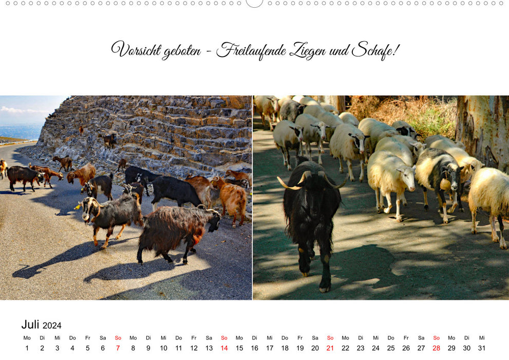 Typically Crete (CALVENDO wall calendar 2024) 