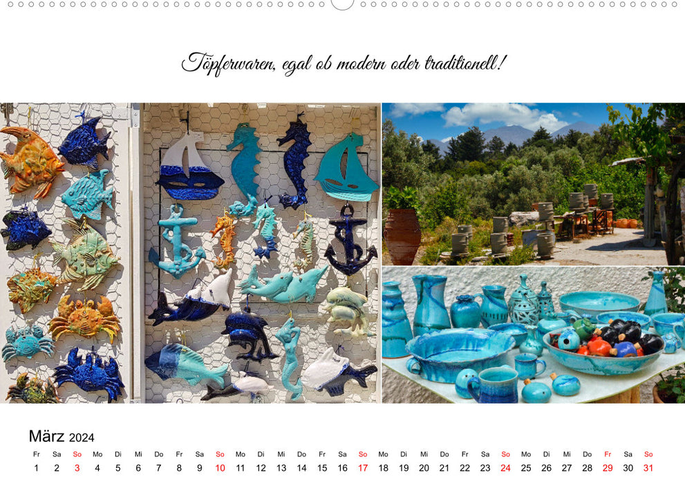 Typically Crete (CALVENDO Premium Wall Calendar 2024) 