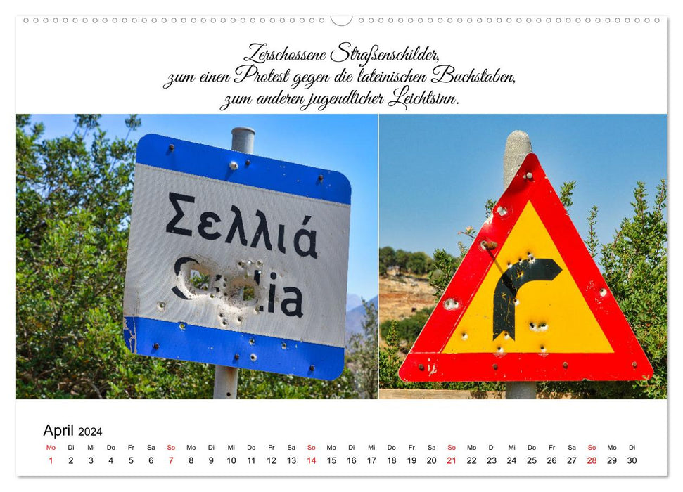 Typisch Kreta (CALVENDO Premium Wandkalender 2024)