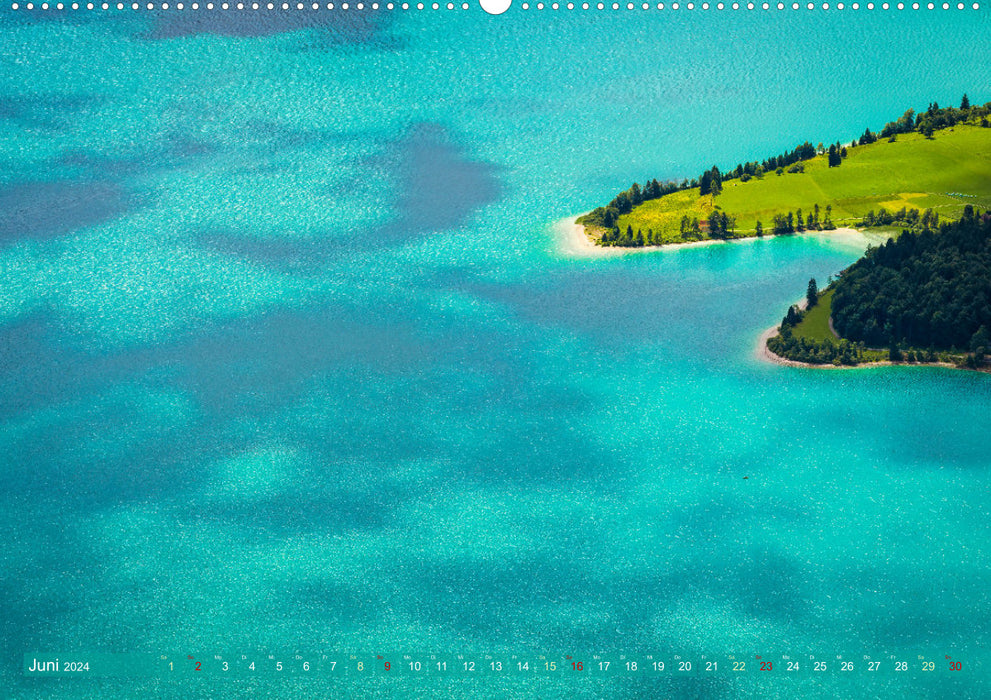 Pictures to dream about - greetings from Walchensee (CALVENDO wall calendar 2024) 