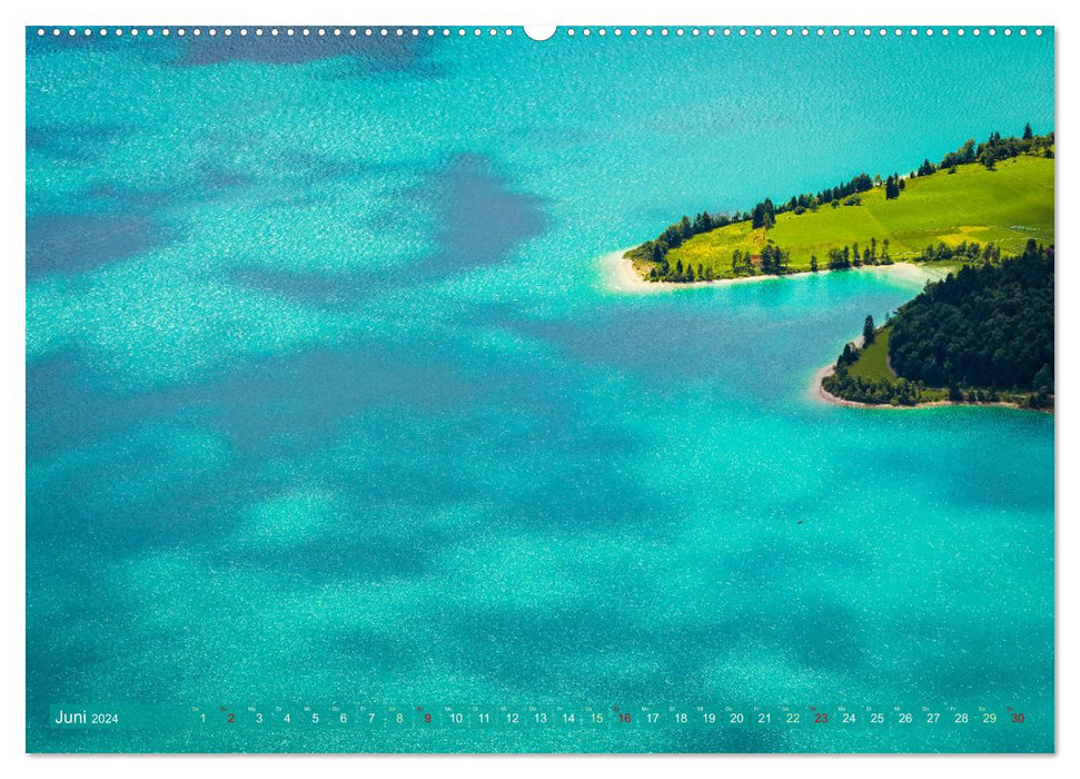 Bilder zum Träumen - Liebe Grüße vom Walchensee (CALVENDO Wandkalender 2024)