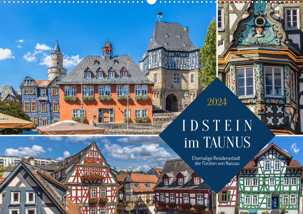 Idstein im Taunus - Former residence of the Princes of Nassau. (CALVENDO wall calendar 2024) 